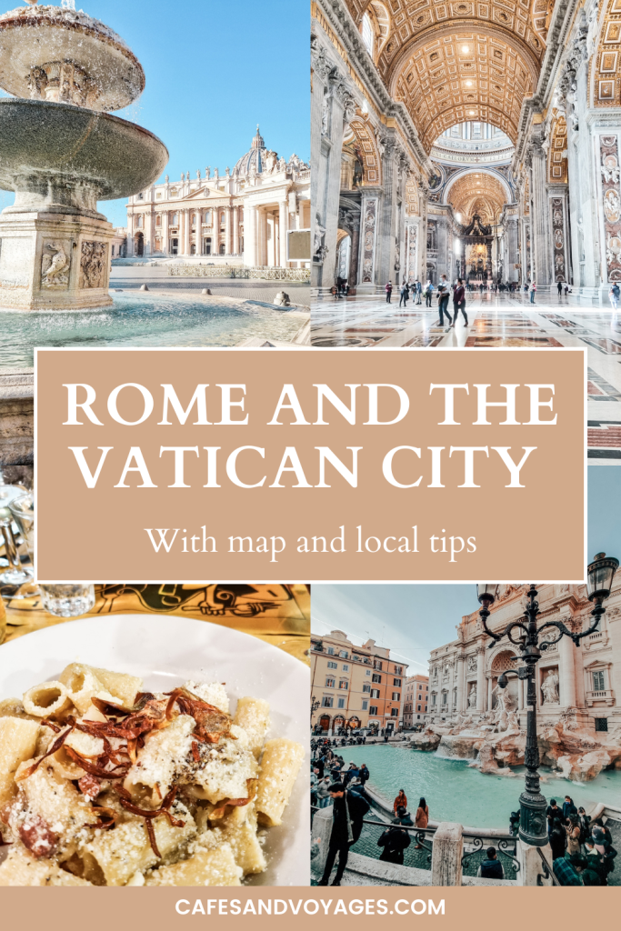 Rome and the Vatican City - With map and local tips pinterest cafes and voyages travel blog