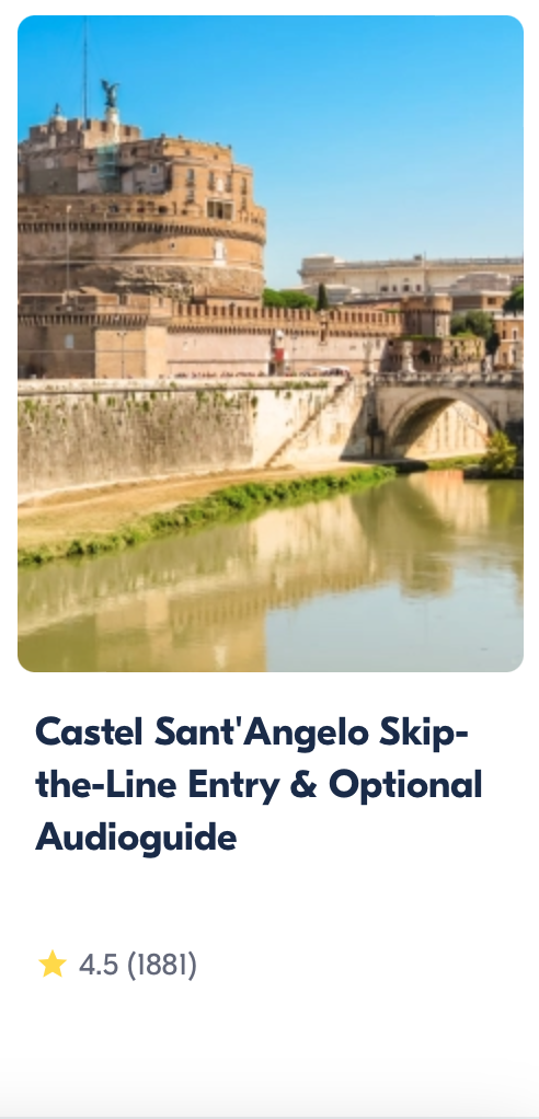 Castel Sant'Angelo skip-the-line tickets